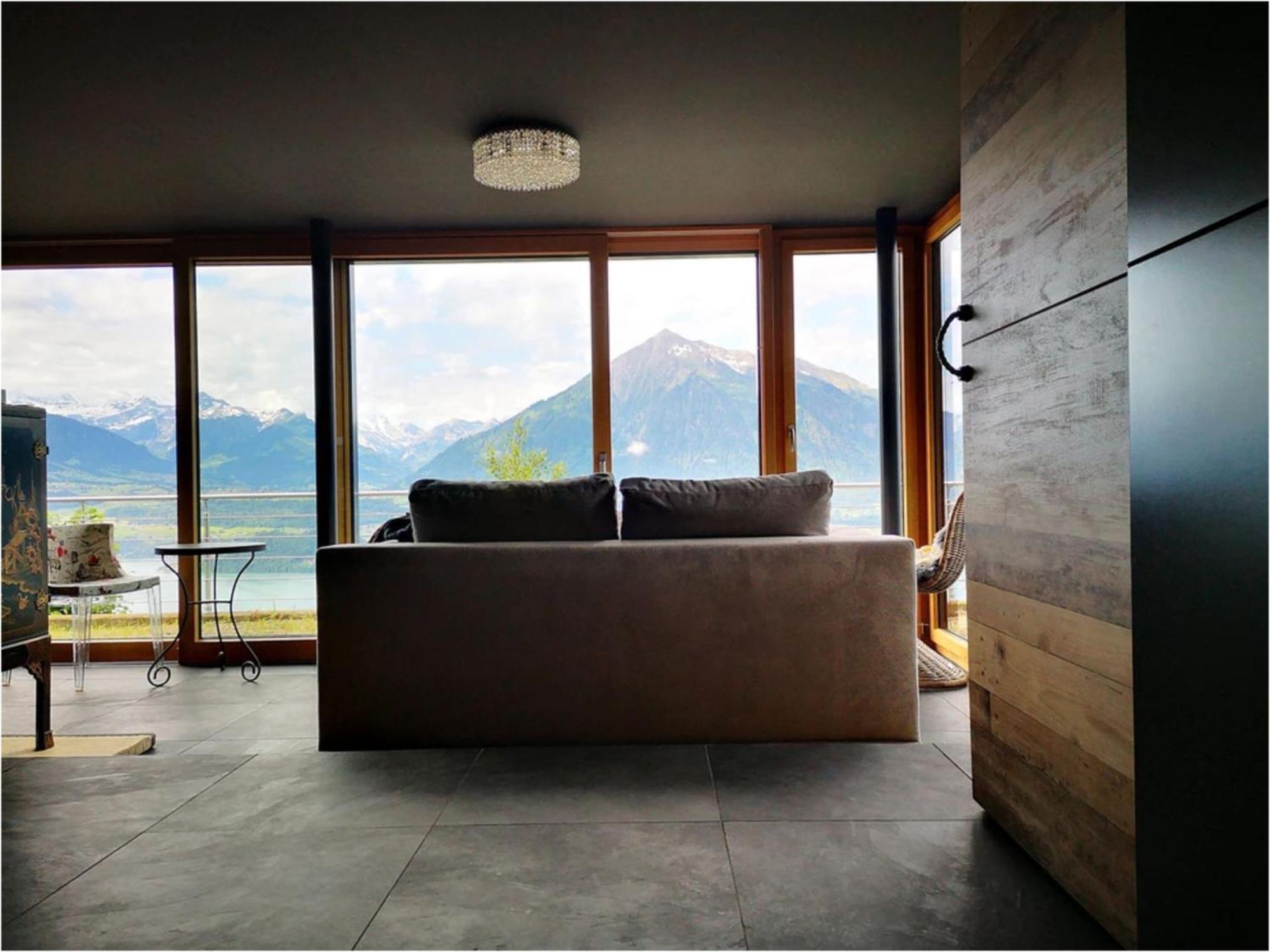 זיגריזוויל Chalet With View Of The Mountains And The Thun Lake מראה חיצוני תמונה